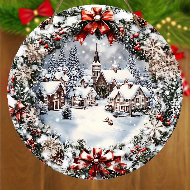 Winter Magic | Wooden sign with 3D effect for a festive atmosphere