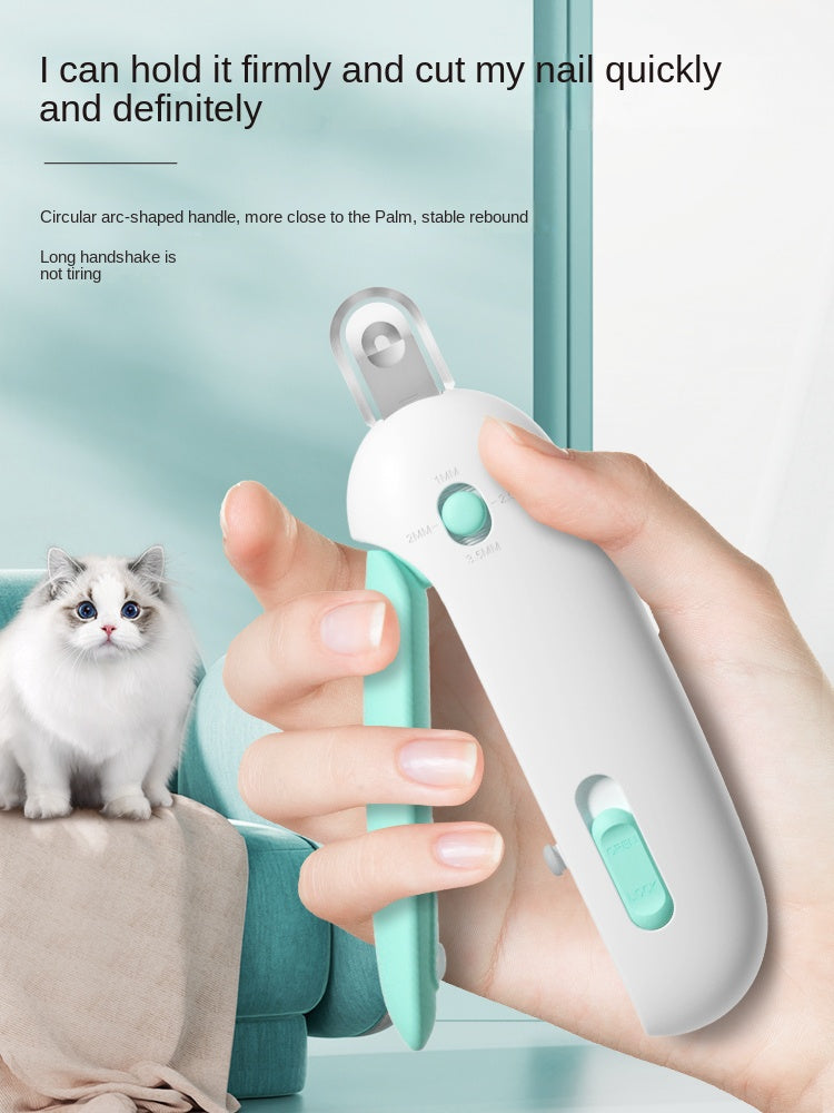 Katzenkrallen-Schneider mit verstellbarem Öffnungsmechanismus
