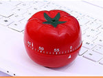 Mechanischer Timer in Tomatenform mit 360-Grad-Drehung