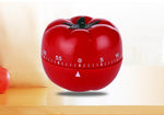 Mechanischer Timer in Tomatenform mit 360-Grad-Drehung