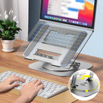 FlexiStand | 360° Adjustable Laptop and Tablet Stand – Ergonomic & Stylish