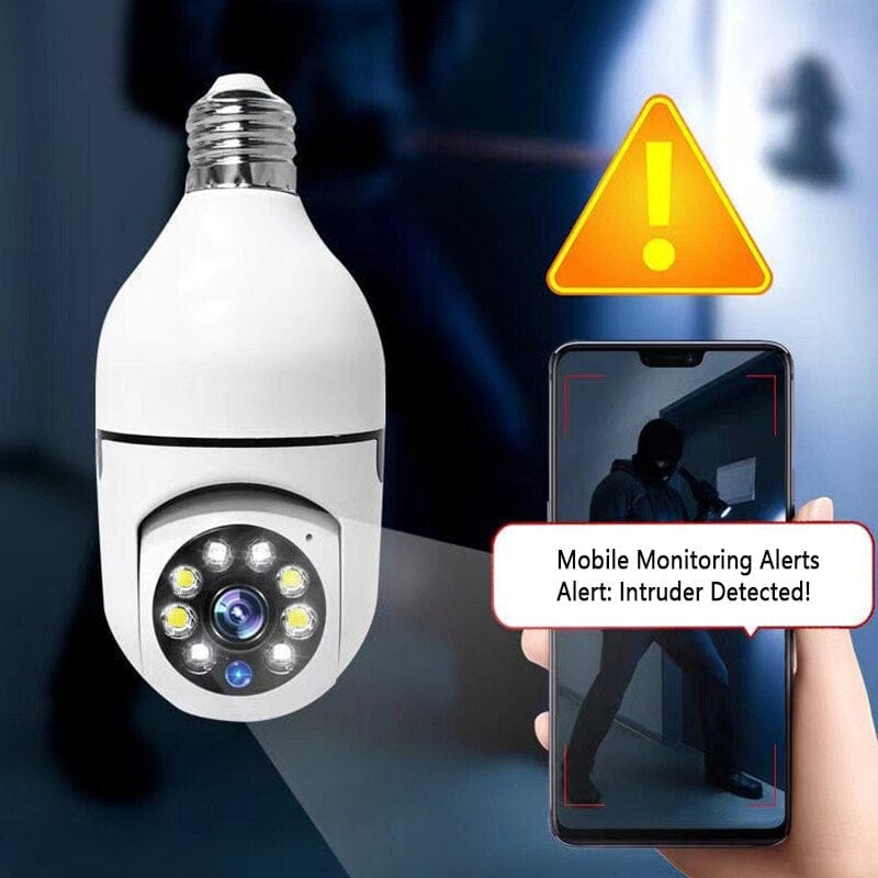 360° Überwachungskamera in Glühbirnenform - Sicherheit für Ihr Zuhause