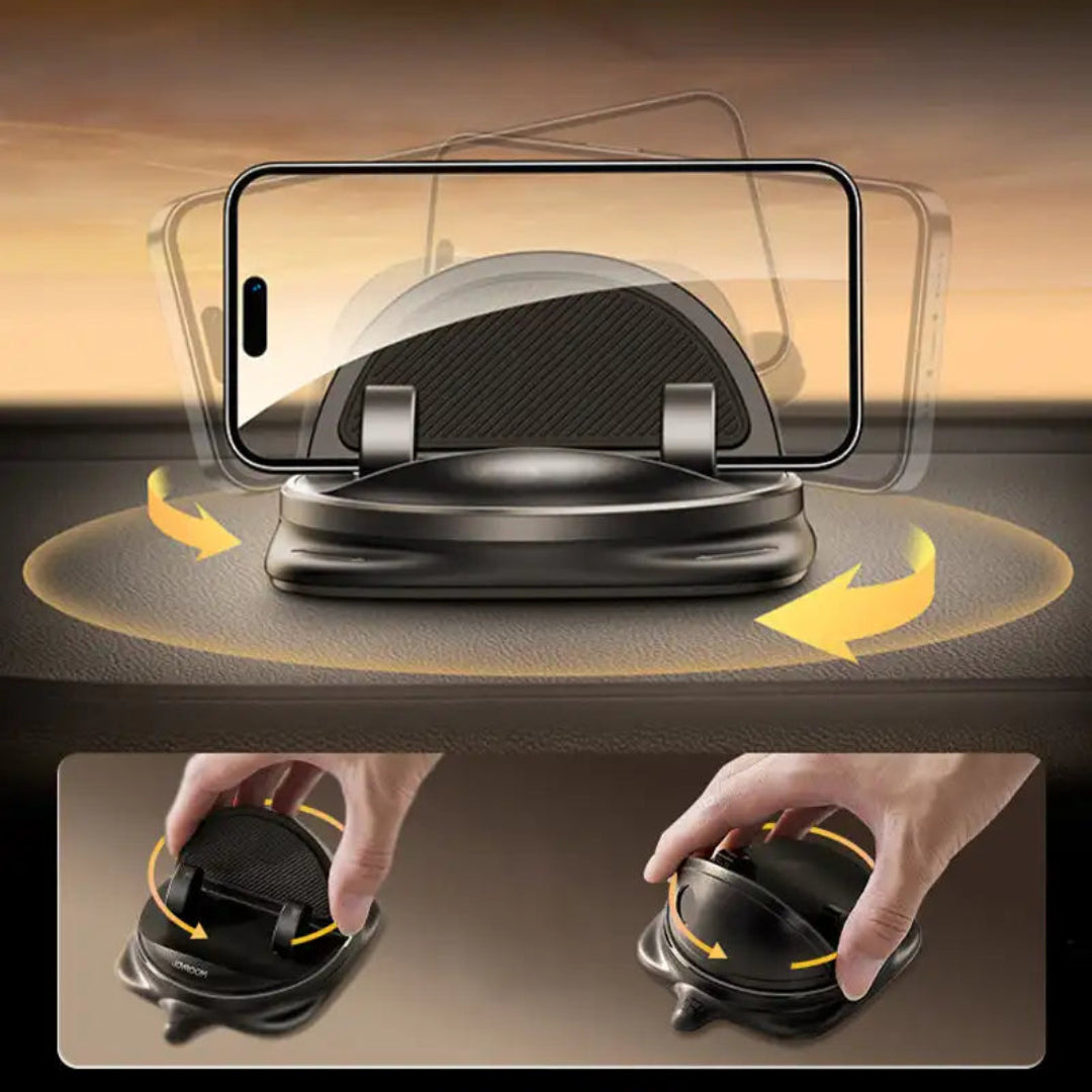Vielseitige Smartphone-Halterung für das Auto mit 360° Drehfunktion