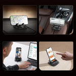 Vielseitige Smartphone-Halterung für das Auto mit 360° Drehfunktion