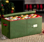 Festliche Aufbewahrungsbox für Weihnachtsdekorationen