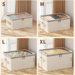 Foldable Wardrobe Organizer with Lid | Spacious Storage Solution