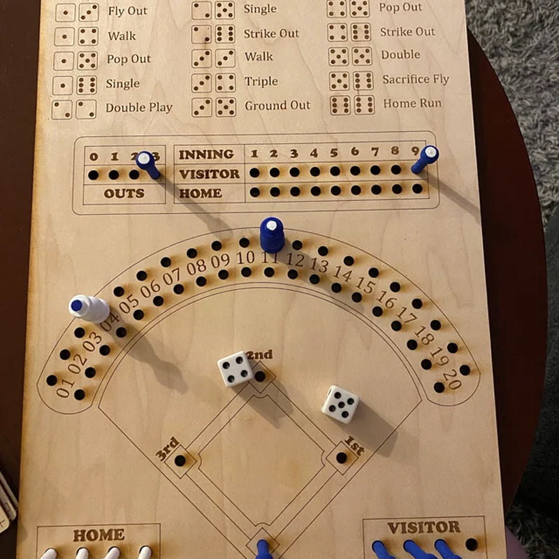 Würfelspiel für Baseball – Strategiespiel für 2-4 Spieler