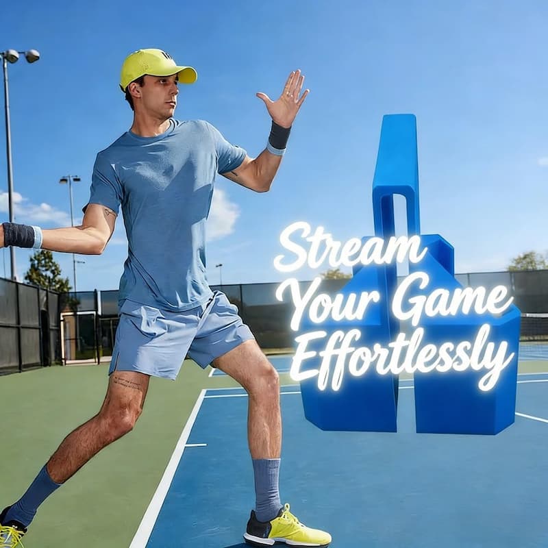 Smartphone-Halterung für Tennis, Padel und Pickleball