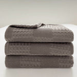 Ecoviva Waffle Blanket | 100% Sustainable Cotton | Stylish & Breathable