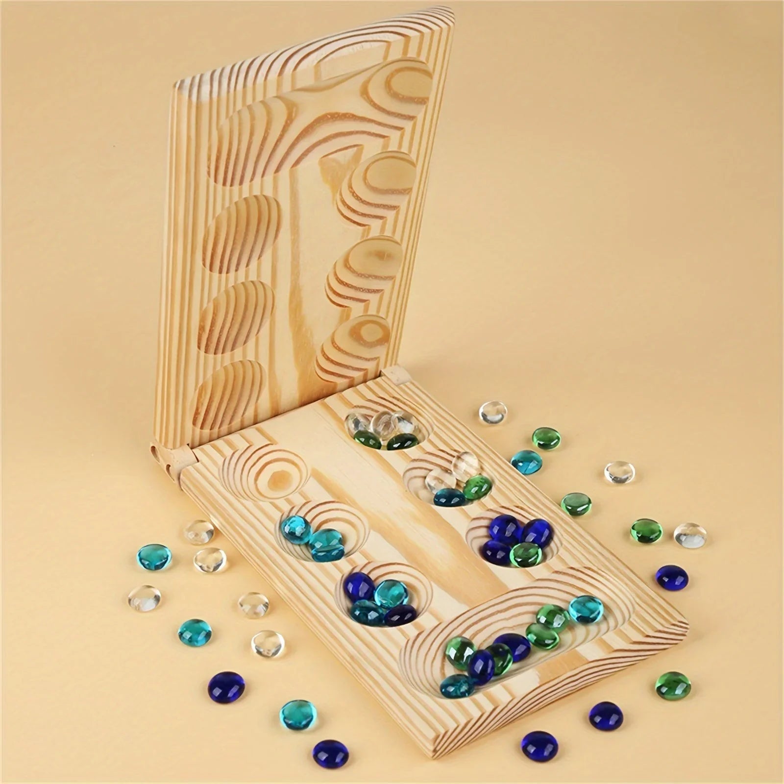 Brettspiel Mancala – Strategiespiel für zwei Spieler