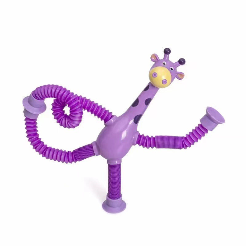 FlexiGiraffe | Das bunte Spielzeug mit Saugnapf für kreative Kinder