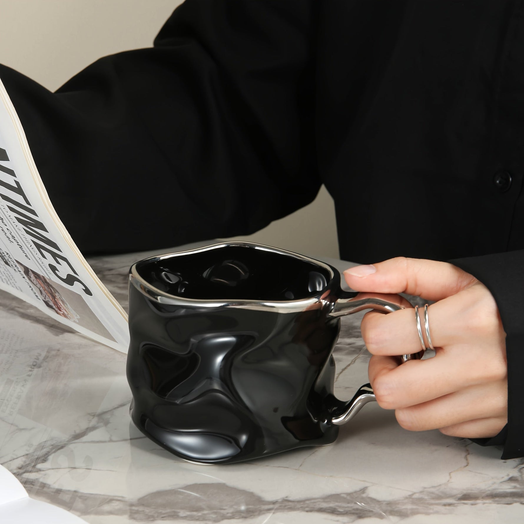 KreativKaffeebecher – Handgefertigte Keramiktasse mit Einzigartigem Design