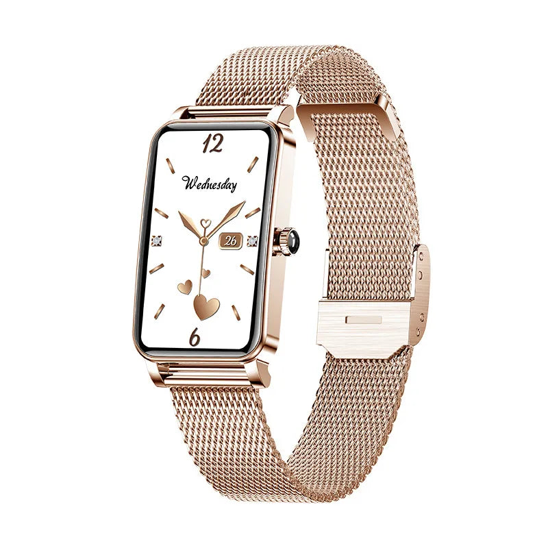 Elegante Smartwatch mit Fitness-Tracking und Benachrichtigungen