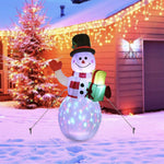 Weihnachtsschmuck – Schneemann oder Weihnachtsbaum mit Beleuchtung