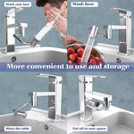FlexiFlow - Innovative 1080° Swivel Faucet for Effortless Water Direction