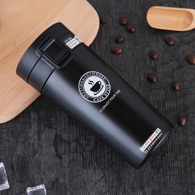 Edelstahl Isolierbecher Thermoskanne 380 mL