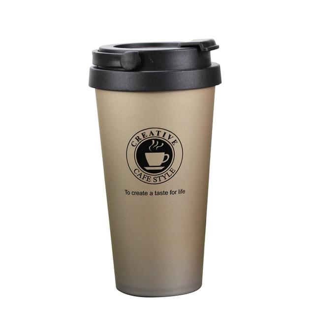 Edelstahl Isolierbecher Thermoskanne 380 mL