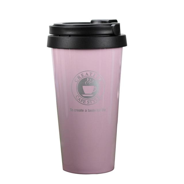 Edelstahl Isolierbecher Thermoskanne 380 mL