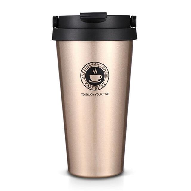 Edelstahl Isolierbecher Thermoskanne 380 mL