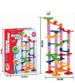 Spielset mit Säulen für Murmelbahn-Bausteine