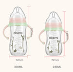 Weithals-Babyflasche mit Griff – Flasche für Neugeborene