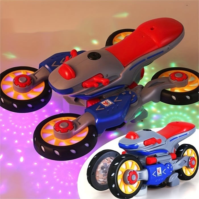 Elektrisches Motorradspielzeug mit LED-Lichtern und Musik