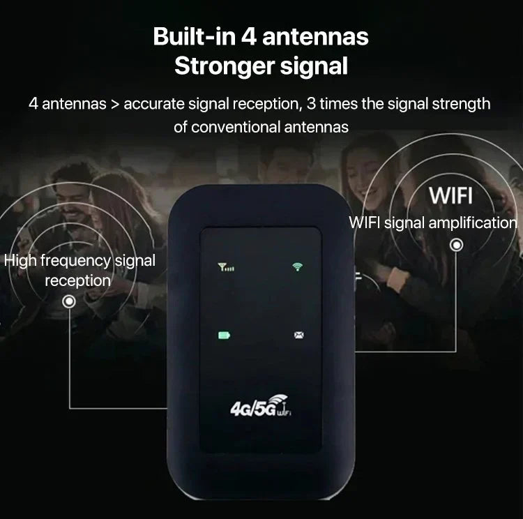 Tragbarer 5G Router – Schnelles und zuverlässiges Internet unterwegs