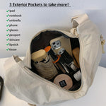 Leichte Schultertasche aus strapazierfähigem Nylon mit intelligenter Fächeraufteilung