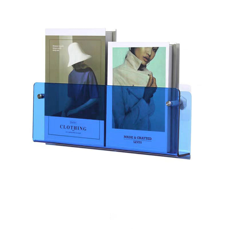 Wandregal aus transparentem Acryl – Bücher- und Lagerregal