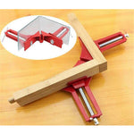 Precision aluminium corner clamp for perfect frame assembly