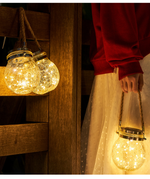 Elegant Solar LED Lantern in Glass – For Atmospheric Evenings