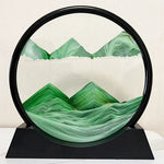 3D Sanduhr mit Tiefsee-Sandlandschaft