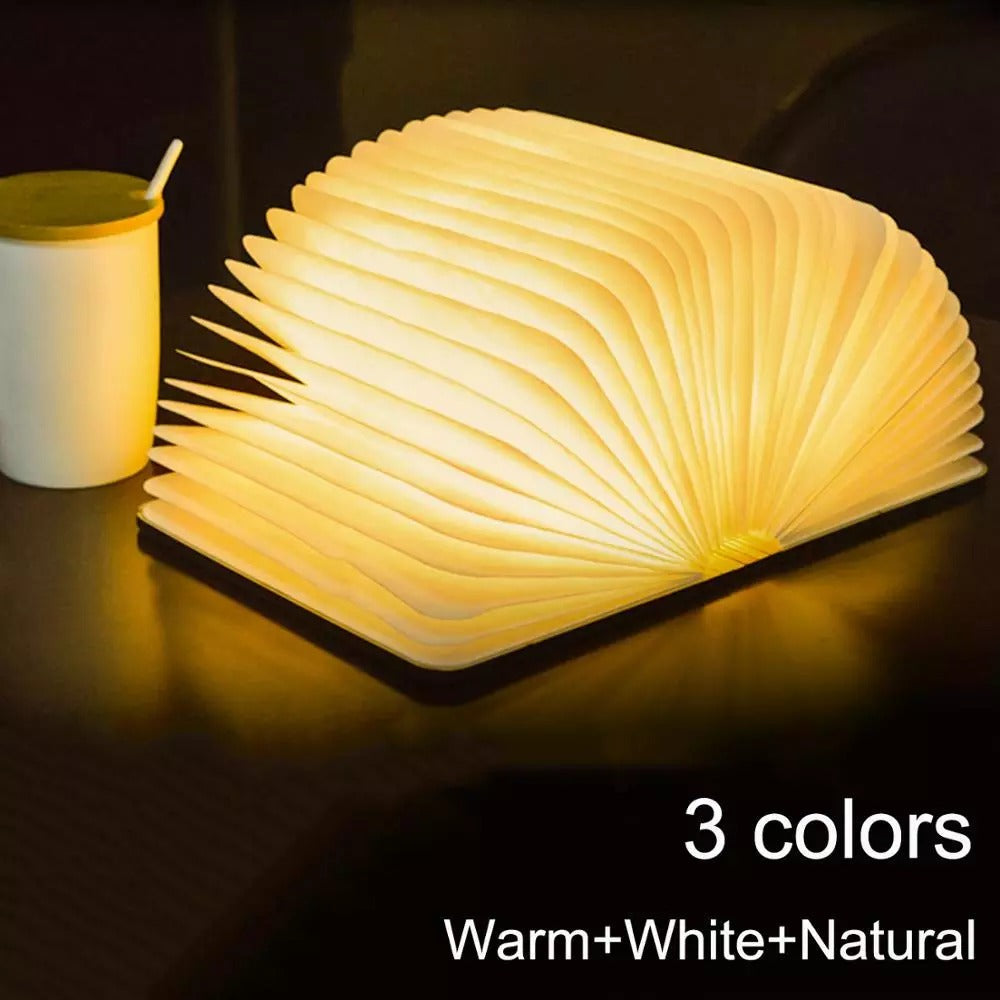 3D Lichtbuch | Das ideale Nachtlicht für Bücherliebhaber