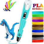 3D Stift für Kinder – Kreatives Zeichnen mit 20 Farben Filament