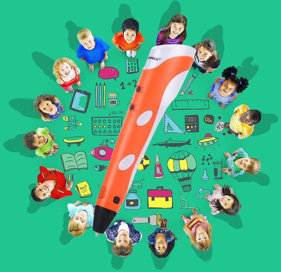 3D Kreativstift | - Magischer 3D Designer - 3D Zeichengerät