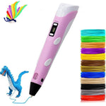 3D Stift für Kinder – Kreatives Zeichnen mit 20 Farben Filament