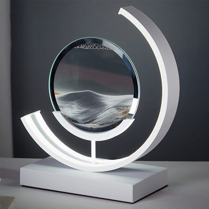 3D Sandmuschel Tischlampe - Abgrund