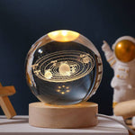 Magische 3D Kristallkugel des Sonnensystems