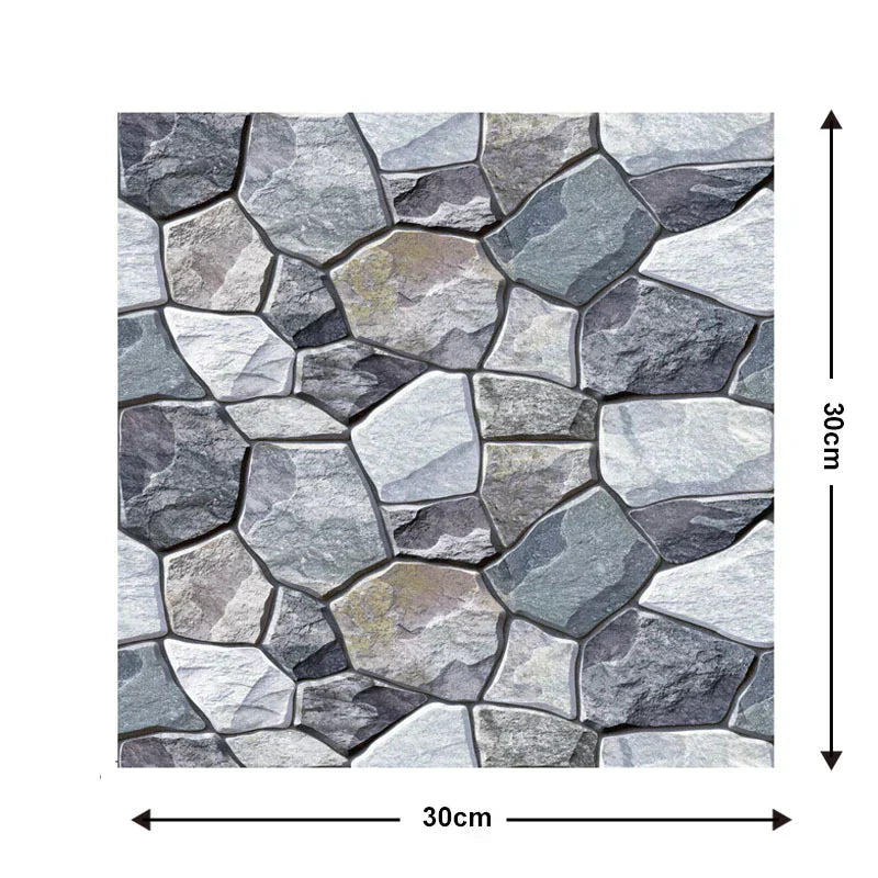 3D Wandfliesen zum einfachen Anbringen und Entfernen