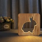 3D Tierlampe aus Holz – Ein bezaubernder Begleiter