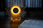 3D Holz Musikmühle mit Licht