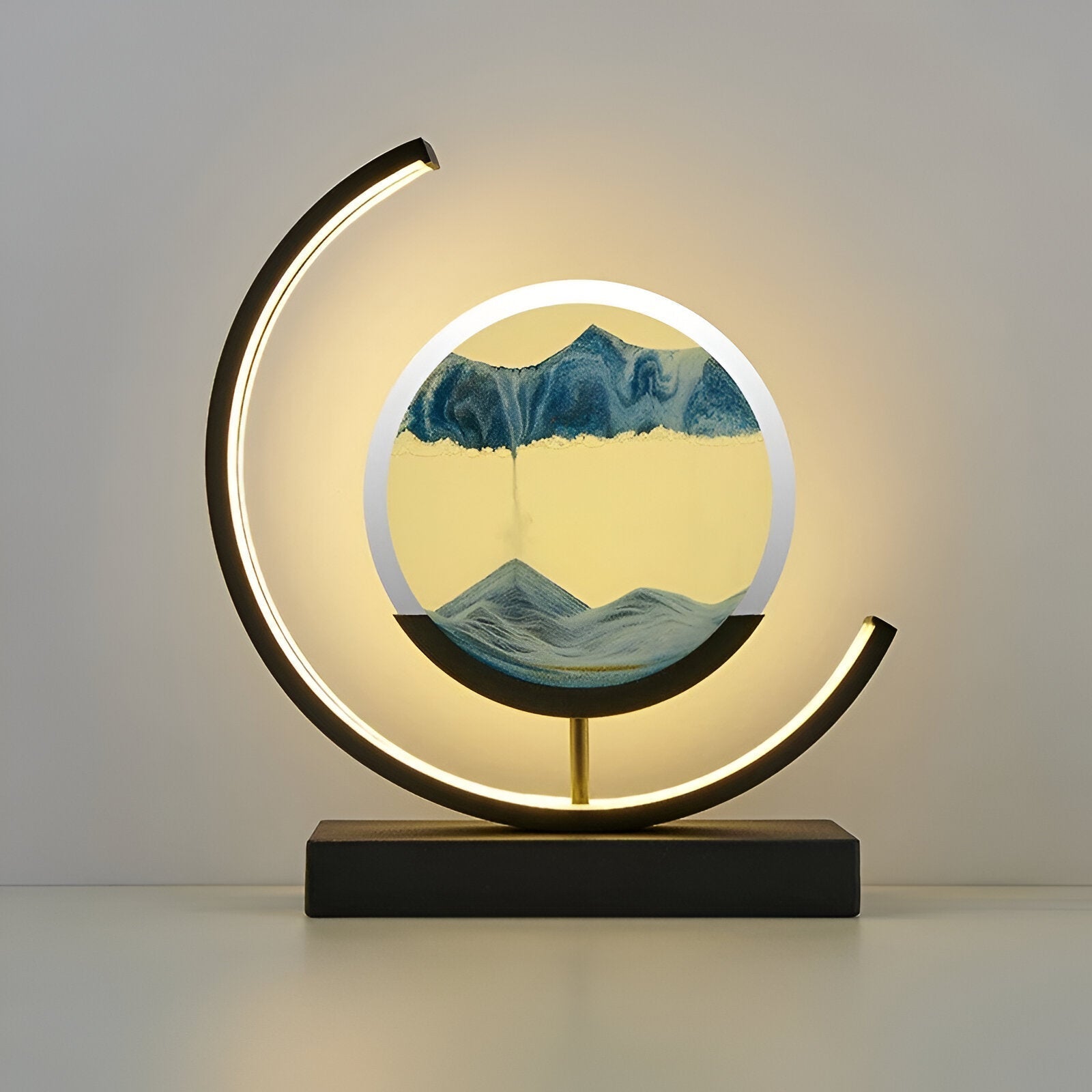 Beruhigende LED-Sandlampe mit sanften Bewegungen