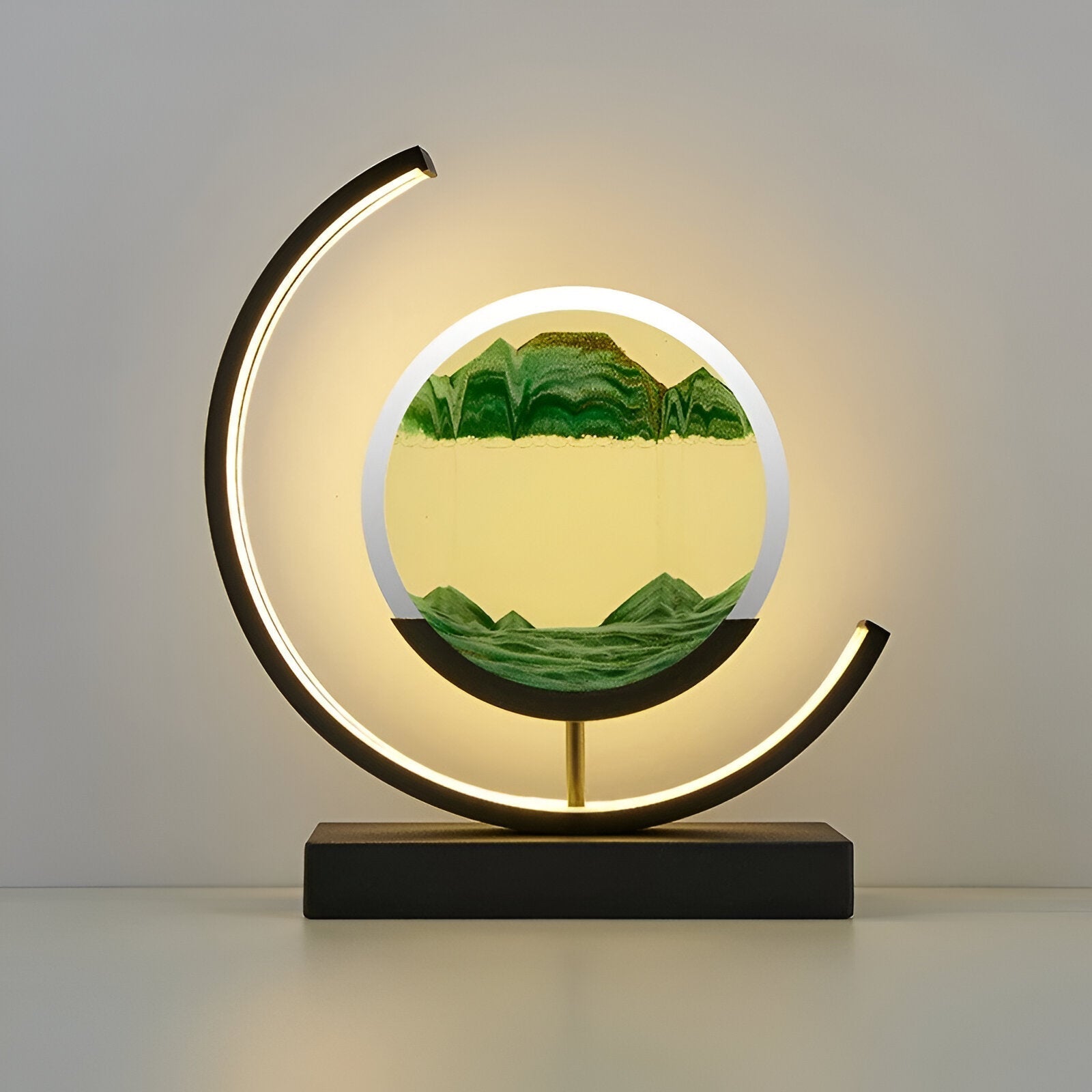 Beruhigende LED-Sandlampe mit sanften Bewegungen