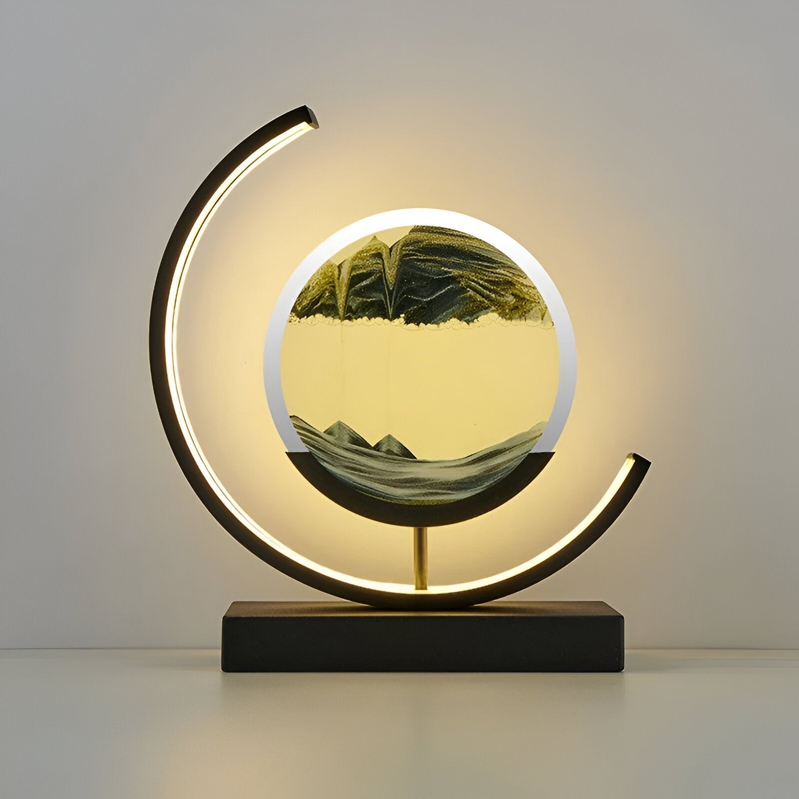 Beruhigende LED-Sandlampe mit sanften Bewegungen