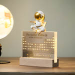 3D Acrylic Periodic Table with Real Elements and LED Lighting – Science Decoration