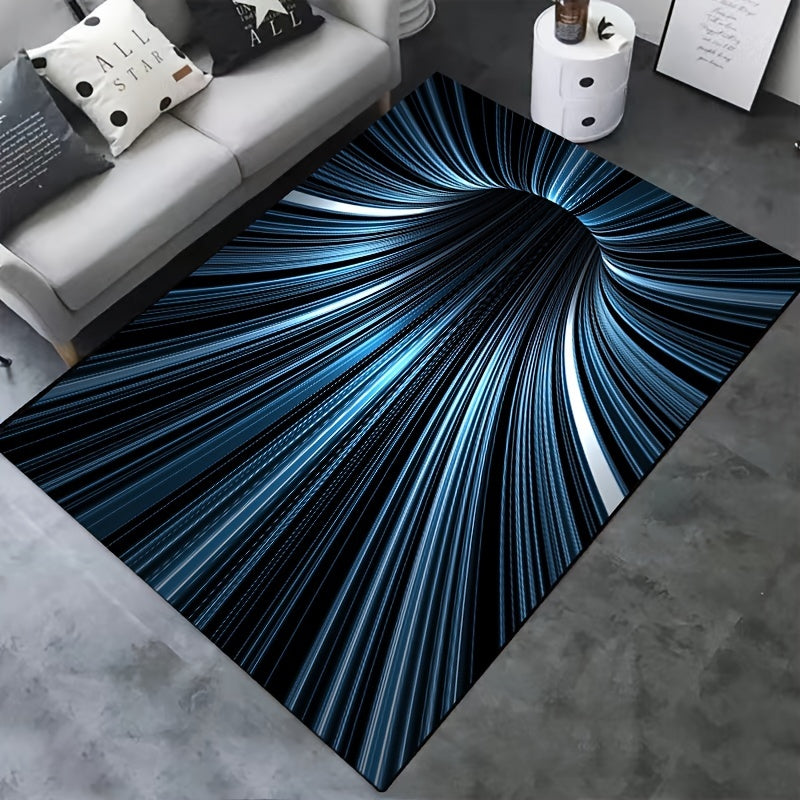 Fascinating 3D Illusion Rug for Creative Spaces