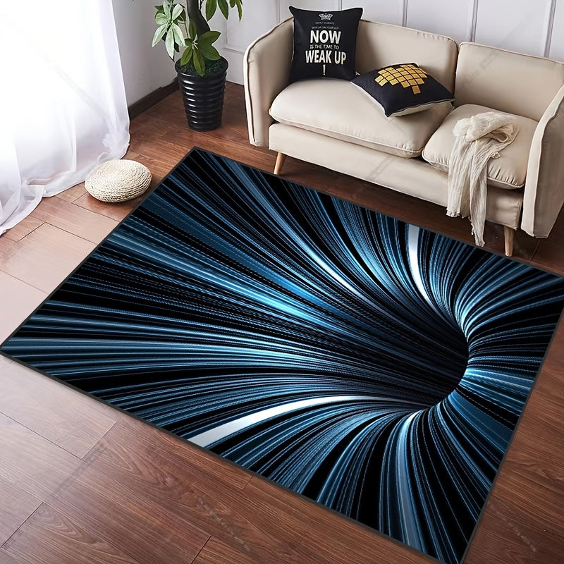 Fascinating 3D Illusion Rug for Creative Spaces