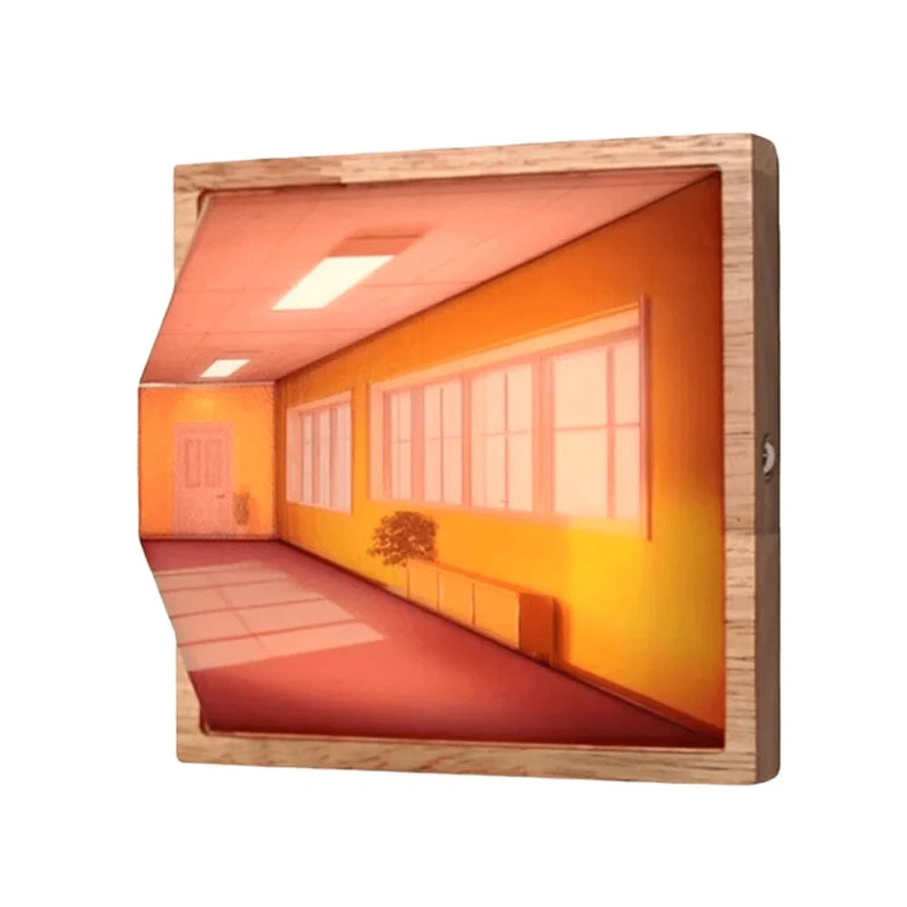 Fascinating 3D Illusion Lamp with Color Change – Cordless Light for Living and Work Spaces