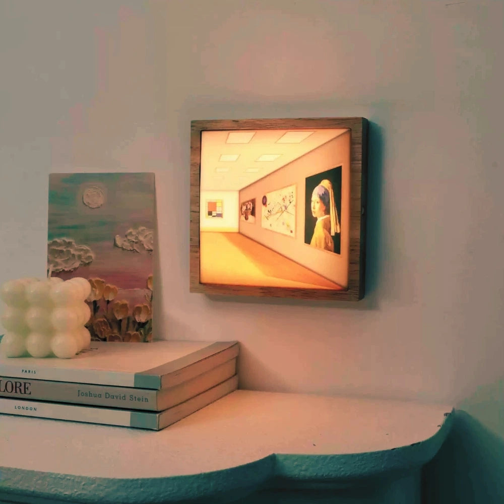 Fascinating 3D Illusion Lamp with Color Change – Cordless Light for Living and Work Spaces