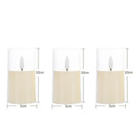 Atmospheric LED candles for a safe ambiance